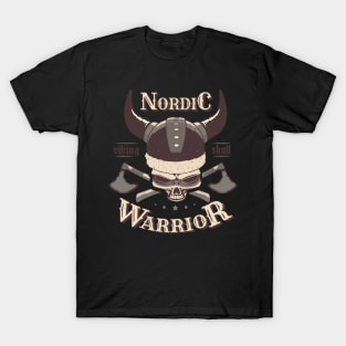 Nordic Warrior, Viking Skull T-Shirt